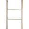 Ekena Millwork 19"W x 36"H x 3 1/2"D Vintage Farmhouse 2 Rung Ladder, Barnwood Decor Collection, Chalk Dust White DECR019X036X04LDRWH - alternate 3